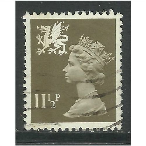 Wales GB 1981 11 1/2p Drab Machin SG W35 (F255)