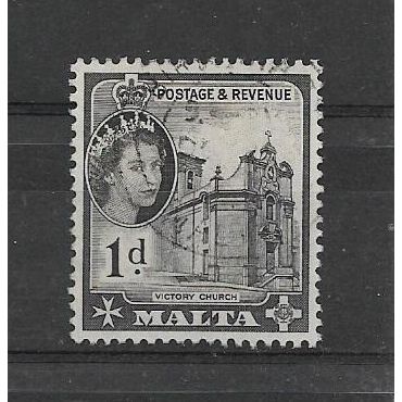 Malta.SG268 1d Victory Church.Fine Used.Mar17c