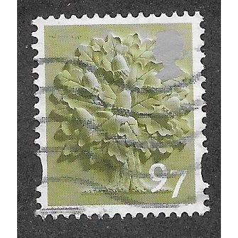 ENGLAND 97P 'ENGLISH OAK' (EN34) FINE USED (EBID66-511)