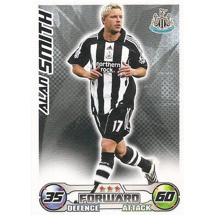 Topps Match Attax 2008/09 Cards: Newcastle United - Forward, Smith (Alan)
