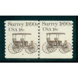 1907v 18c Surrey Fine MNH Dry Gum CNP Left 6 W0215