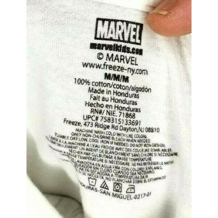Marvel Superhero's Comics Black & White T-Shirt Youth Medium (T19D)