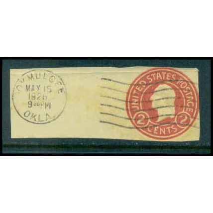 Used U429b 2c George Washington Fine Cut Square WA3044