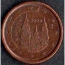 Coins. Spain 2009. 1 cents Euro Value