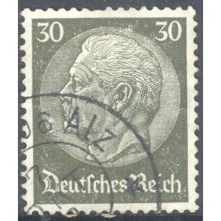 Germany 1934 - 30pf olive green - President Von Hindenburg - used 2