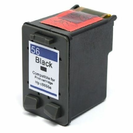 Compatible with HP No. 56 (C6656A) Black - PREMIUM ink Remanufactured Inkjet Car