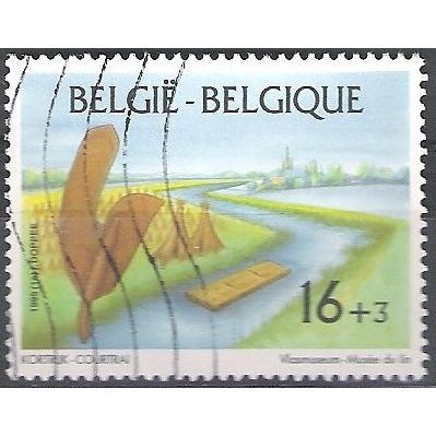 Belgique 1995 Michel 2634 O Cote (2008) 1.10 € Musée du Lin à Courtrai