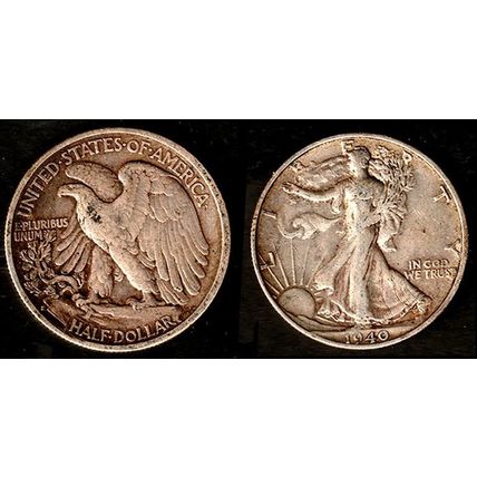 USA Half Dollar 1940 Coin Eagle Liberty Walking 50c