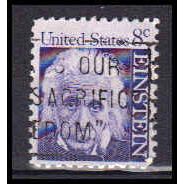 Used 1285 8c Albert Einstein Fine KA6082
