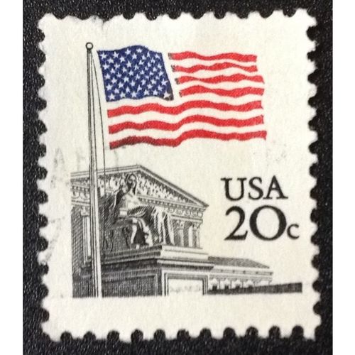 US Stamp #1894 used: 1981 20c Flag over Supreme Court [5]