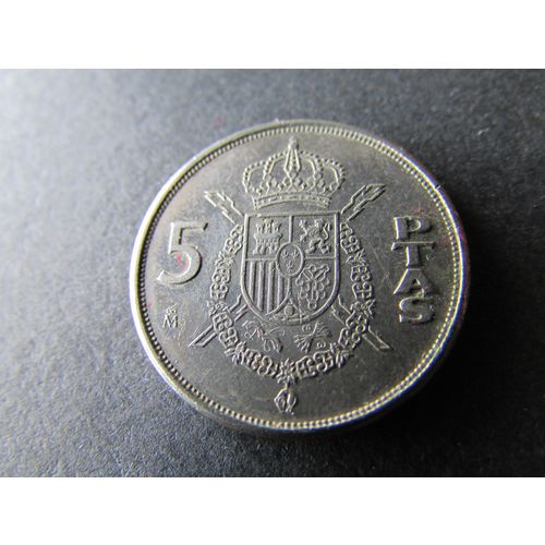 1989 SPAIN FIVE PESETAS FREE POST. AP