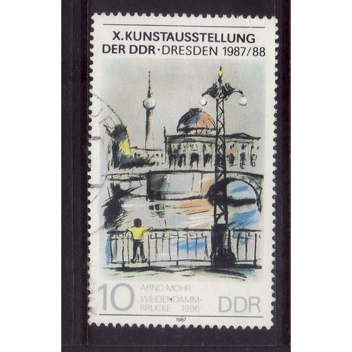 GERMANY 1987 ART EXHIBITION 10pf BRIDGE SG E2829 FINE USED