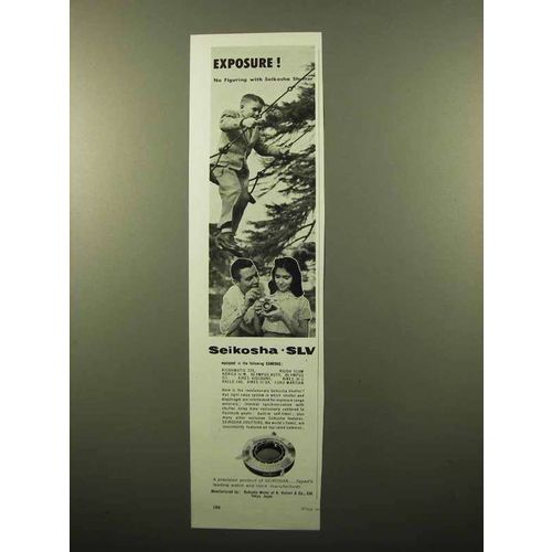 1960 Seikosha SLV Shutter Ad - Exposure!