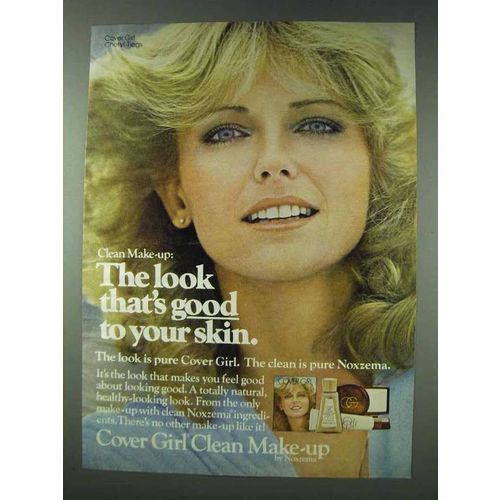 1978 Cover Girl Clean Makeup Ad - Cheryl Tiegs