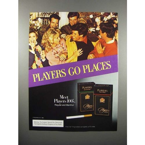 1983 Players Cigarette Ad