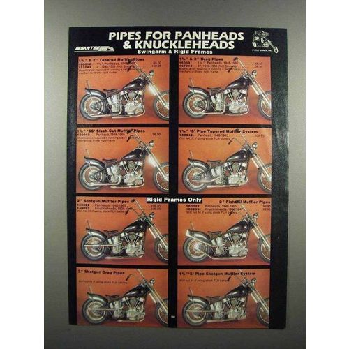 1983 Santee Motorcycle Pipes Ad - Pipes for Panheads