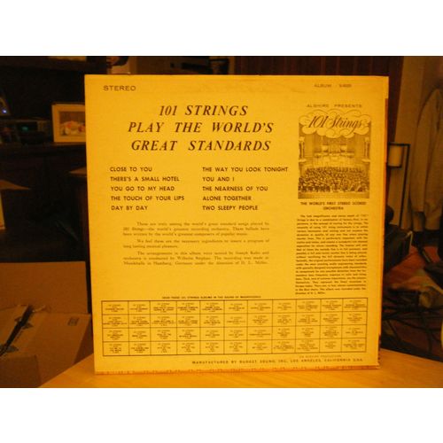 Alshire Presents 101 Strings Play the World's Great Standards S-5020 LP