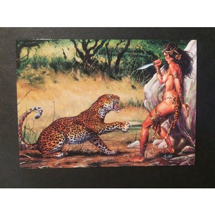 Joe Jusko: Edgar Rice Burroughs I trading card #55, excellent condition!