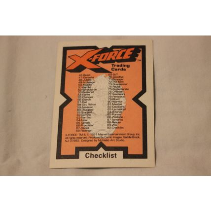1991 Marvel XFORCE Set of 90 Cards