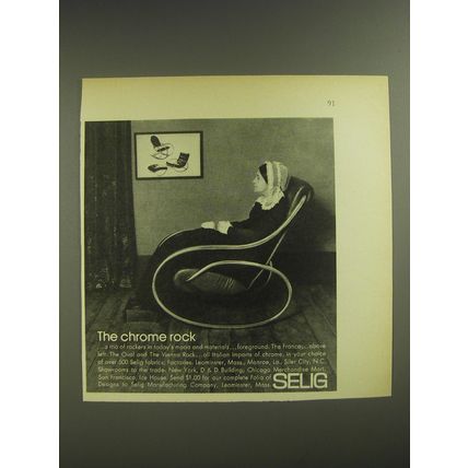 1974 Selig Franco, Oval and Vienna Rocking Chairs Advertisement