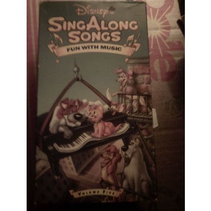 Walt Disney's Sing a long songs Fun with Music VHS