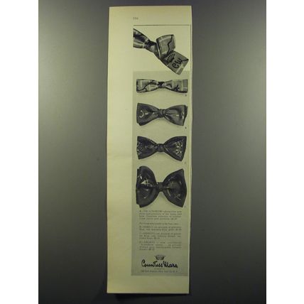 1953 Countess Mara Bowties Ad - Longbow, Arabic, Sirroco and Galaxy