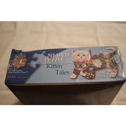 KITTEN TALES 550 PIECE SHAPED PUZZLE MOSTLY SEALED