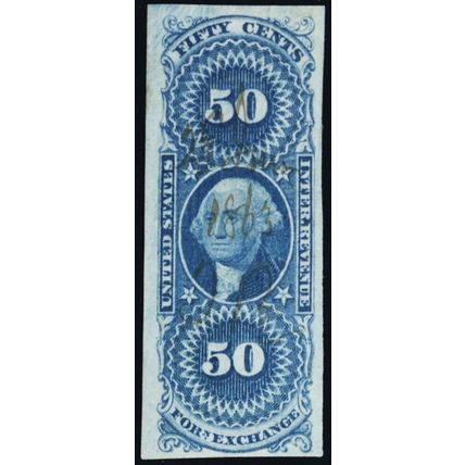 R56a, Used 10¢ VF GEM Imperforate Foreign Exchange - Stuart Katz