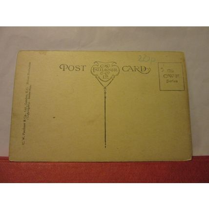 ROUGH SEAS unused antique postcard, C.W.Faulkner & Co series 1654 =