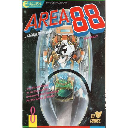 AREA 88 #8 - ECLIPSE COMICS/VIZ COMICS (1987)