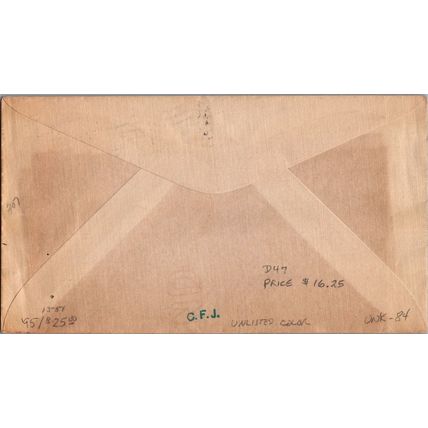 ZAYIX US Planty 704/715-84 FDC Purple ink stamp Washington cachet 113022SM09
