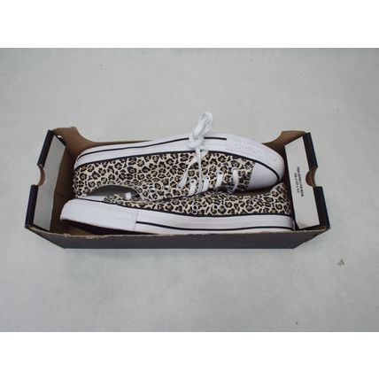 New Mens 13 Converse CTAS OX Leopard Chetah Brown Tan Shoes MSRP$85 166260F