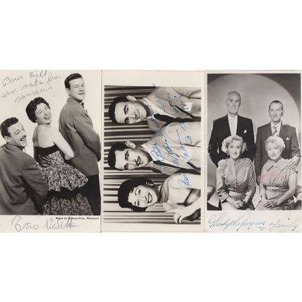 Gladys Morgan Welsh Comedian 1950s Singers Hand Signed Photo s