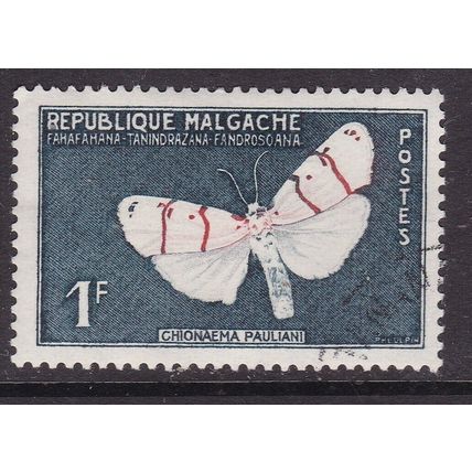 Malagasy 1946 Chionaema Pauliani 1f SG 10 Mint Hung VGC