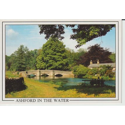 Ashford in the Water. Sheepwash Bridge - Millstone Cards # PKD 10