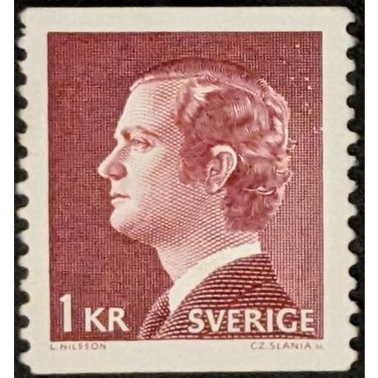 STAMP Sweden SG790 1974 1Kr King Carl XVI Gustaf Used