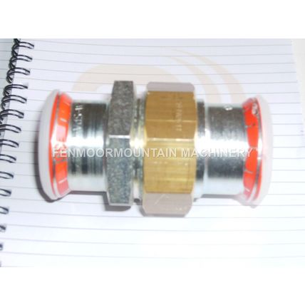 Geberit Mapress 25324, union coupling 35mm G 1 1/2 Carbon Steel