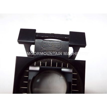 Linen Test Magnifier 6.5x Power Portable Loupe 25mm Lens Microtec Japan (Metal)