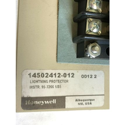 NEW HONEYWELL 14502412-012 LIGHTNING PROTECTOR,HONEYWELL 14502412,AN