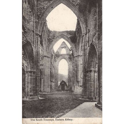 SOUTH TRANSCEPT, TINTERN ABBEY, WALES, Postcard