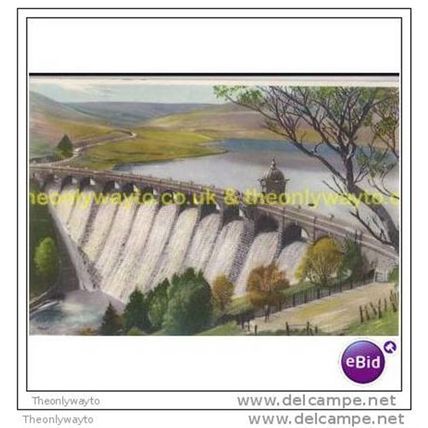 ELAN VALLEY, CRAIG GOCH DAM, WALES, C82, Postcard