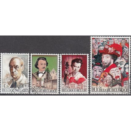 Belgique 1974 Michel 1760 - 1763 O Cote (2008) 2.50 € Série culturelle