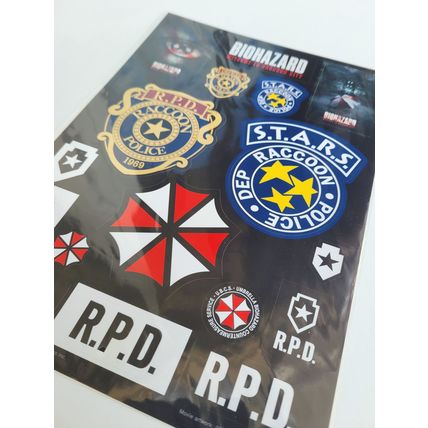 BIOHAZARD Welcome To Raccoon City Movie Pamphlet + Shitajiki + Sticker Set