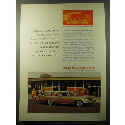 1960 Plymouth Suburban Station Wagon Advertisement