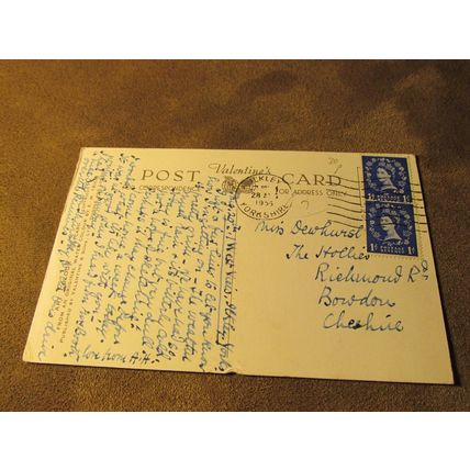 Valentines Postcard, Moor Road, Ilkley Yorkshire - Artist E.W Trick A1627