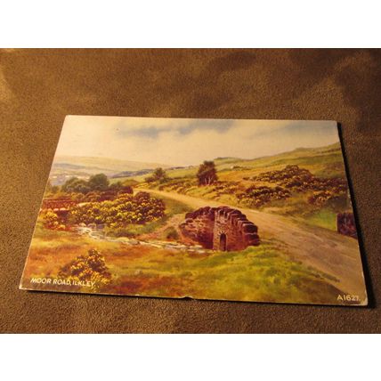 Valentines Postcard, Moor Road, Ilkley Yorkshire - Artist E.W Trick A1627