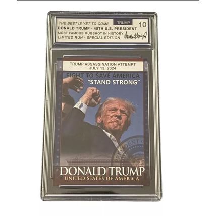 Donald Trump 2024 Assassination Attempt MAGA Trading Card - Special Edition MINT