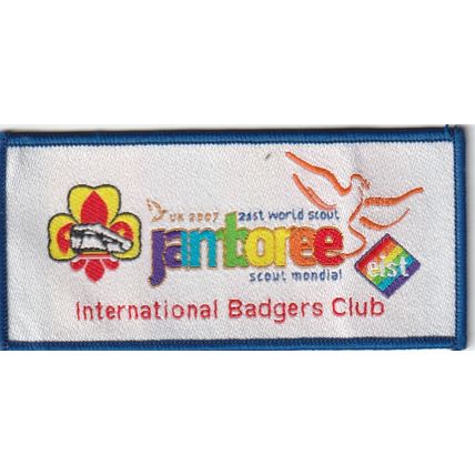 Scout Badge 21st World Jamboree 2007 International Badgers Club IST Ribbon (H1)