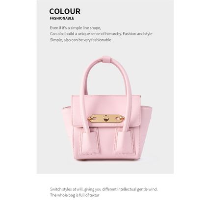 Women Genuine Leather Tote Bags Purses And Handbags Pink