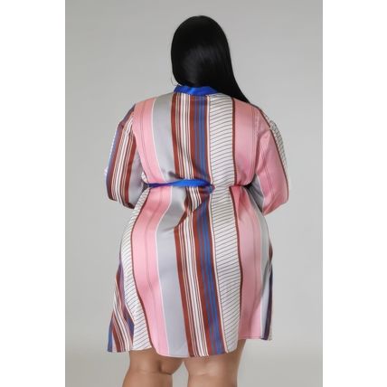 Long Sleeves Non-stretch Dress